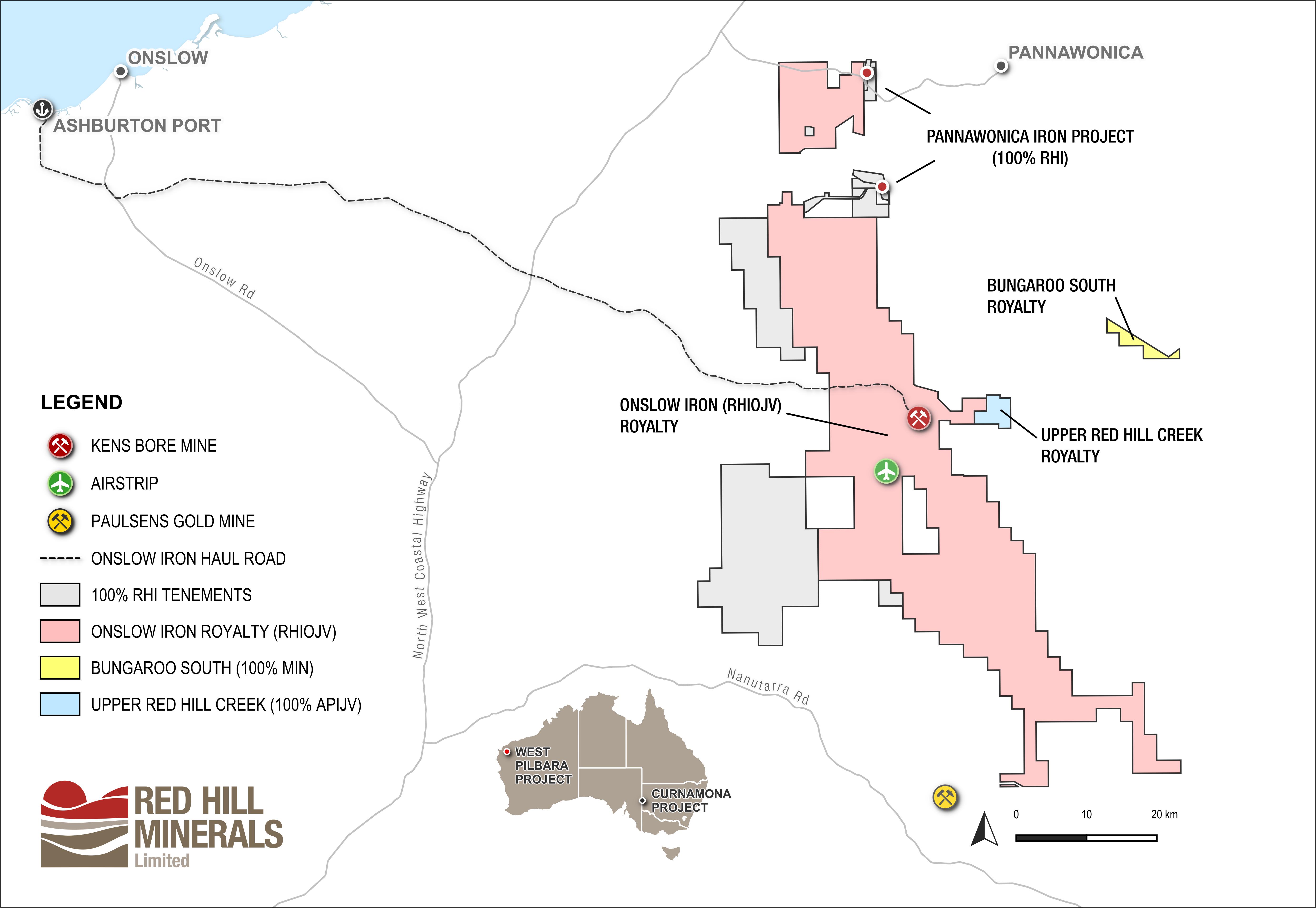 map of project region