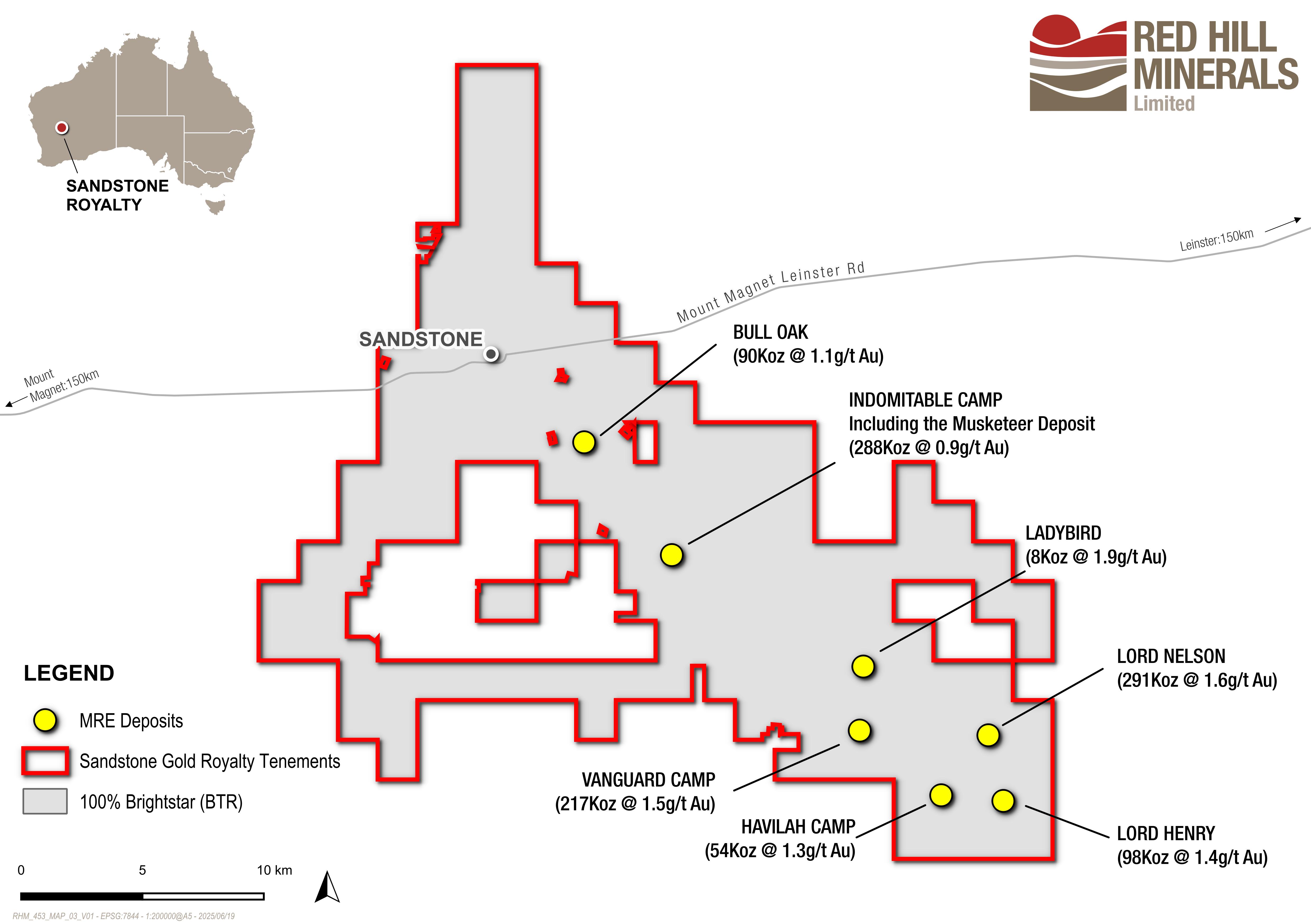 map of project region